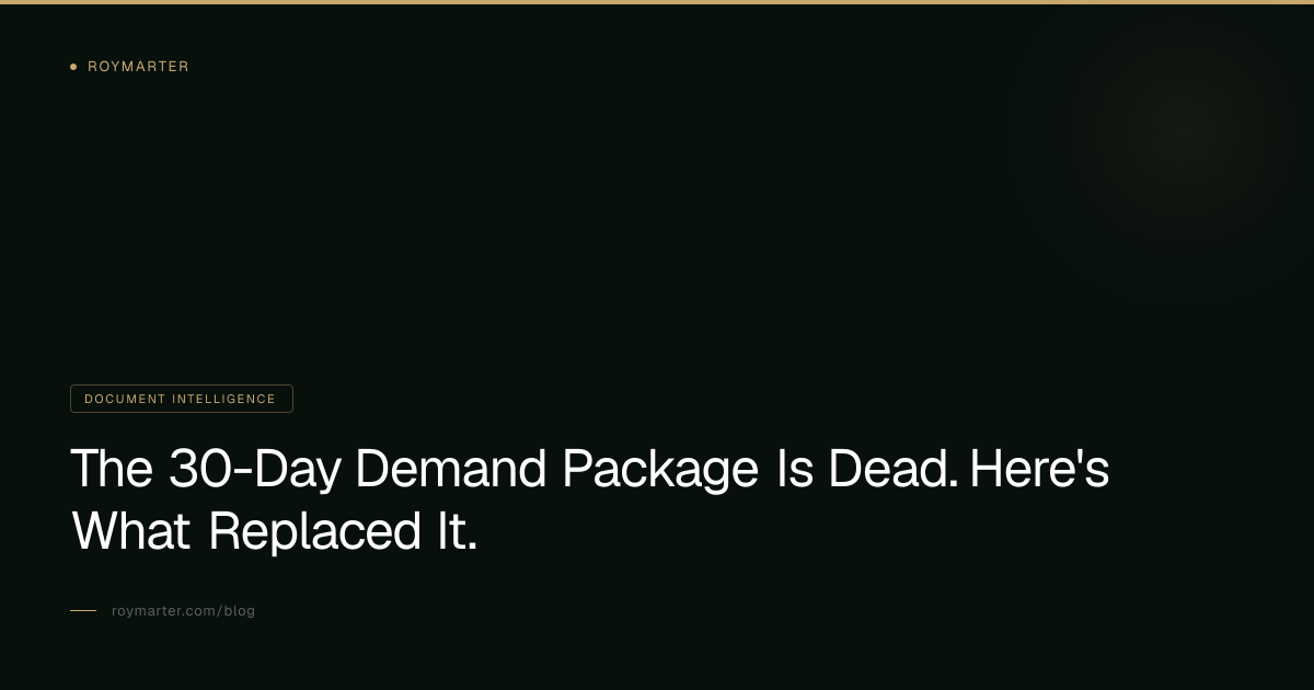 The 30-Day Demand Package Is Dead. Here's What Replaced It.